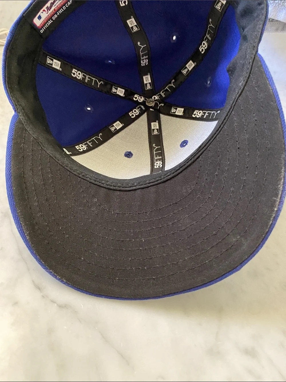 New Era Kids LA Baseball Cap - Royal Blue & White